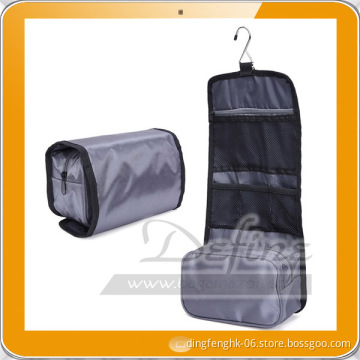Folding Travel Kit Organizer Hanging Toiletry Bag for Men